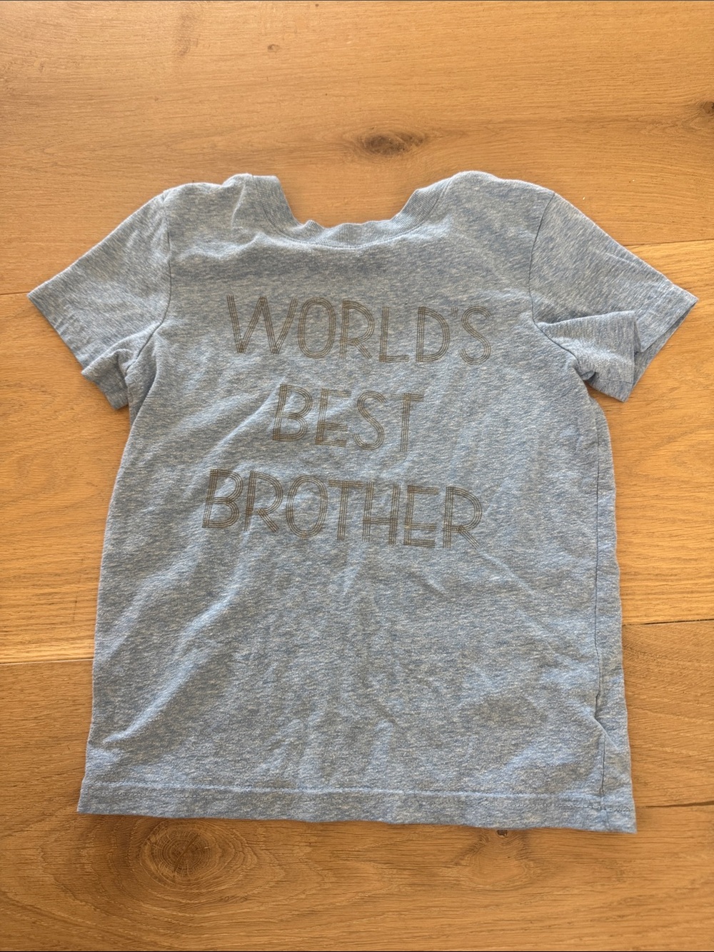 Cat & Jack Light Blue 'World's Best Brother' Tee
